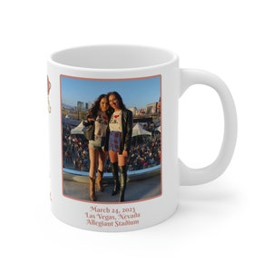 The Eras Tour 11 oz Ceramic Mug, Personalized with Concert Date & Photo, Swift Merch, Lyrics, Personalized Gift for Swiftie Fans