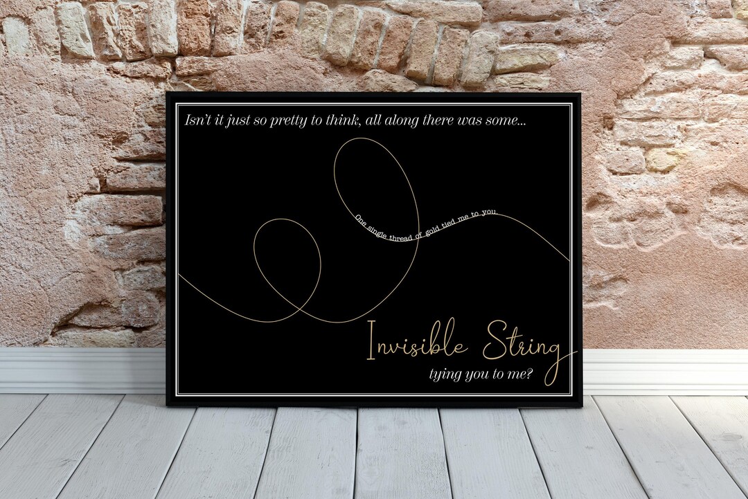 Taylor Swift's invisible String Digital Wall - Etsy
