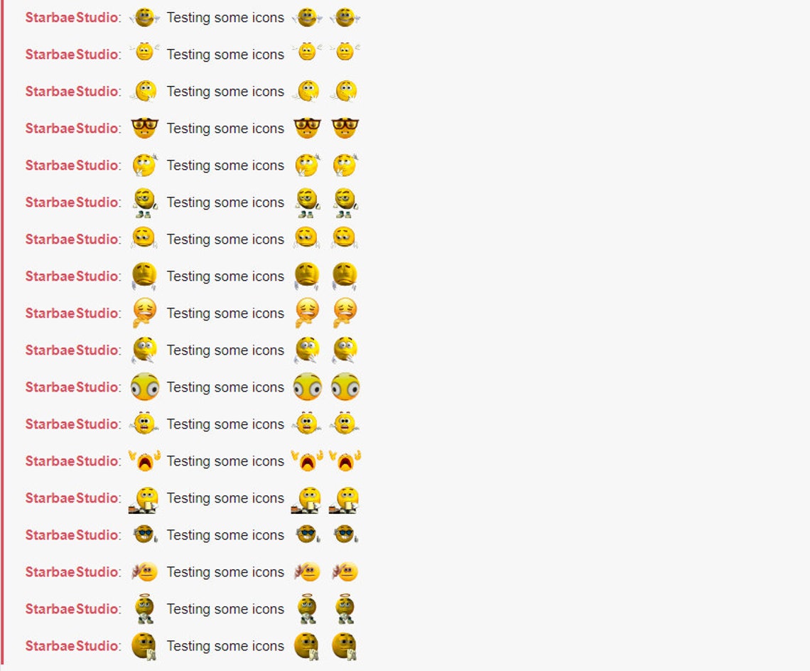 18 Yellow Emoji Meme Pack Twitch Emote Pack Discord Emote Etsy