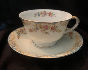 27A : tasse à thé vintage Noritake Fine China M N251 fabriquée au Japon UNIQUEMENT