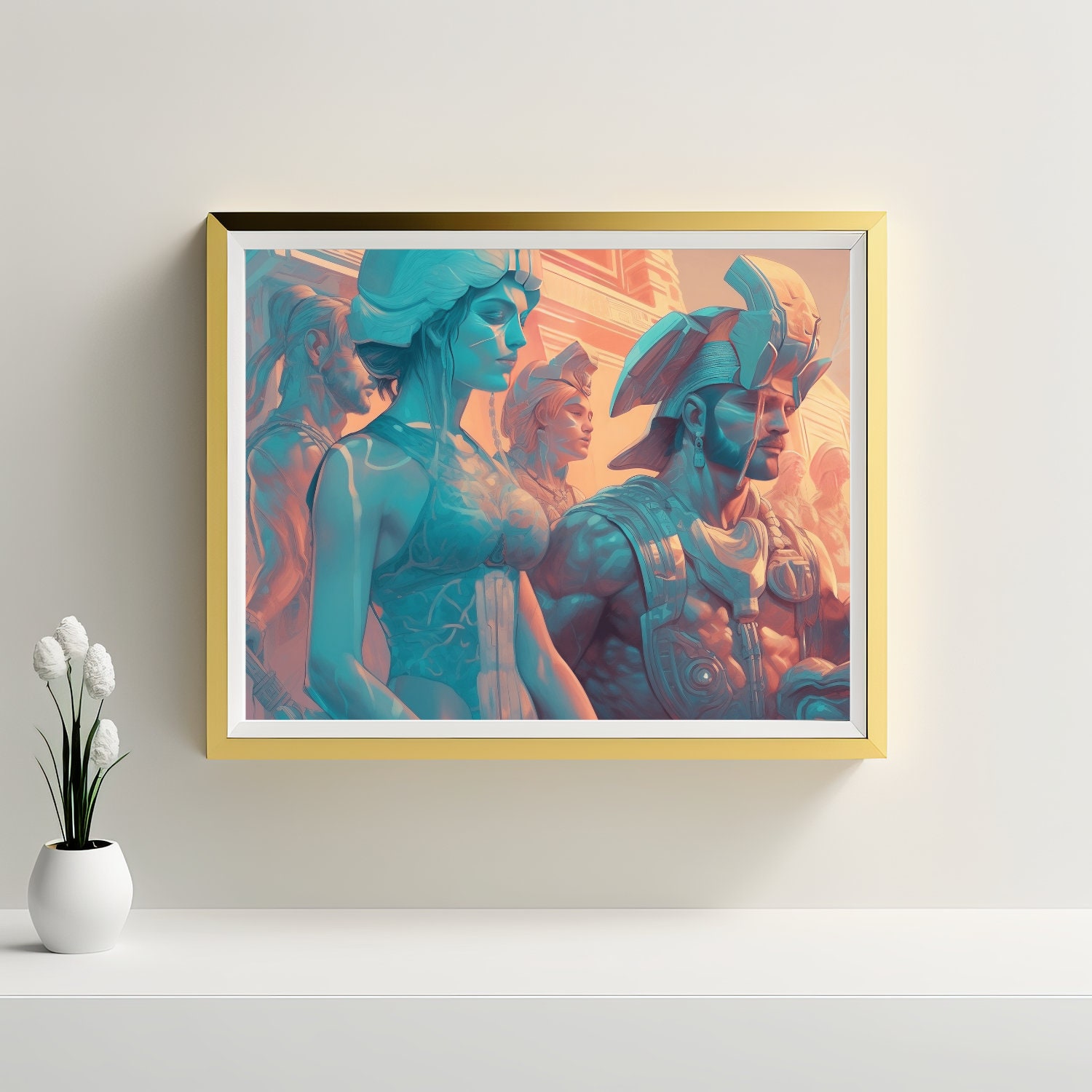 Ancient Greek Mythology Greek God Wall Art Academia Etsy UK