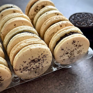 Decadent Cookies & Cream Macarons - Handcrafted Delights