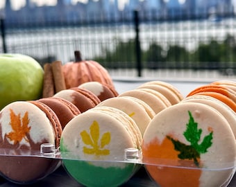 Autumn Elegance: Fall-Inspired Macarons in a Box up to 3 flavors