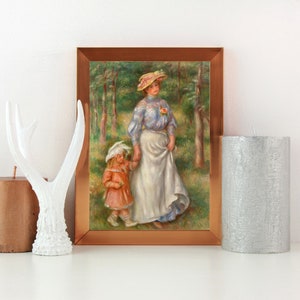 Mère et enfant Télécharger Art, Mère et fille Télécharger JPG, Cadeau de la fête des Mères de fille Print Art, Mère et bébé Fine Art Wall