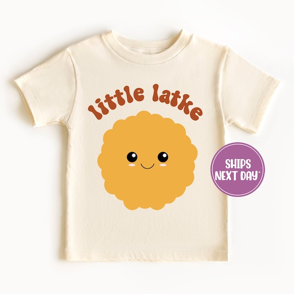 Little Latke Shirt, Chanukah Toddler Shirt, Hanukkah Kids Shirt,  Hanukkah Shirt for Baby, Toddler and Youth