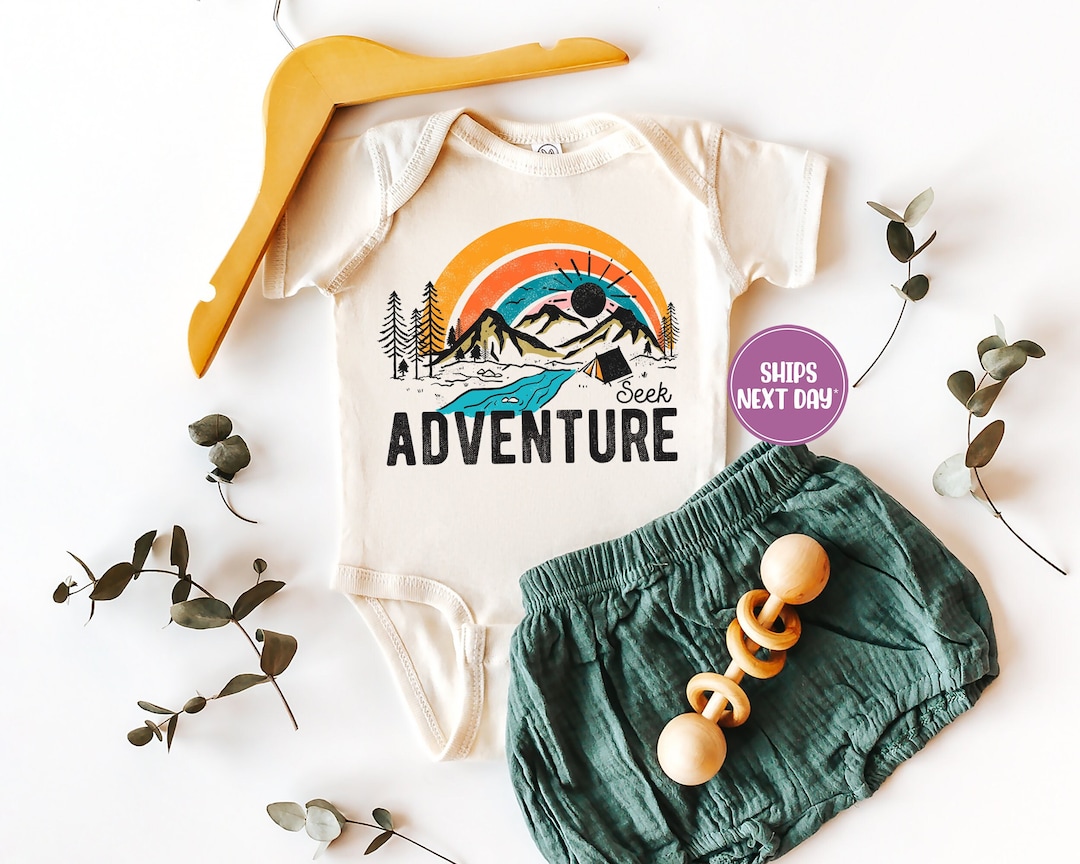 Outdoors Onesie®, Seek Adventure Onesie®, Camping Onesie® Baby Gift, Outdoorsy Onesie®, Nature