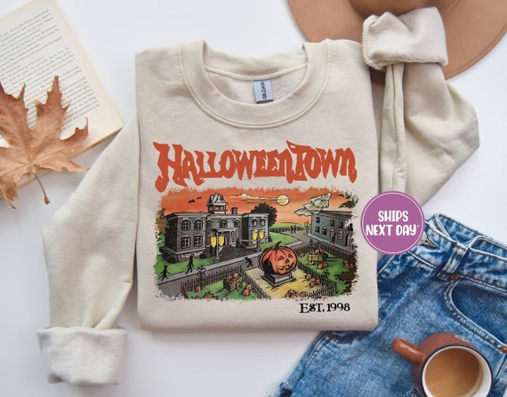 Halloweentown Sweatshirt: Retro Halloween Crewneck, Fall Fashion
