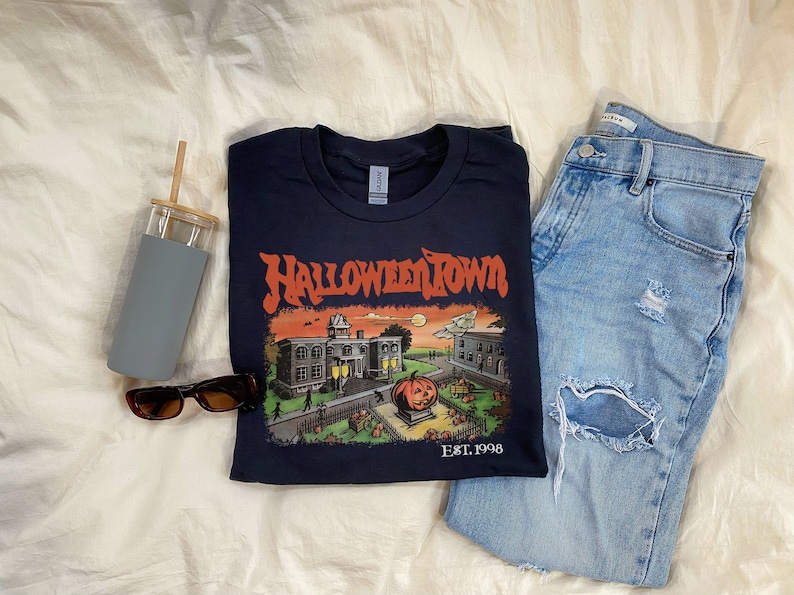 Halloweentown-tröja: Retro Halloween-tröja, höstmode bild 8