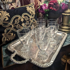 Set of 8 MCM Anchor Hocking Berwick Boopie 5.5" Water Wine Tea Cocktail Goblets