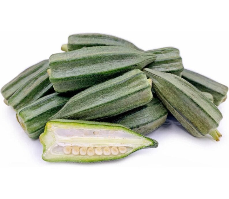 Ewe okra, African Okra Seeds, Nigerian EWE Okro, image 1