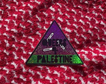 Queers 4 Palestine Pixie Dust Sticker