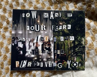 How many of your fears… Glossy Sticker