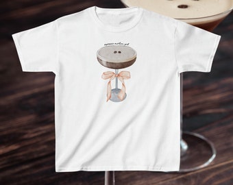 Espresso Martini Baby Tee Martini Shirt Cocktail Drink Baby Tee Coquette Baby Tee Y2k Graphic Baby Tee Trending Graphic Shirt Gift for her