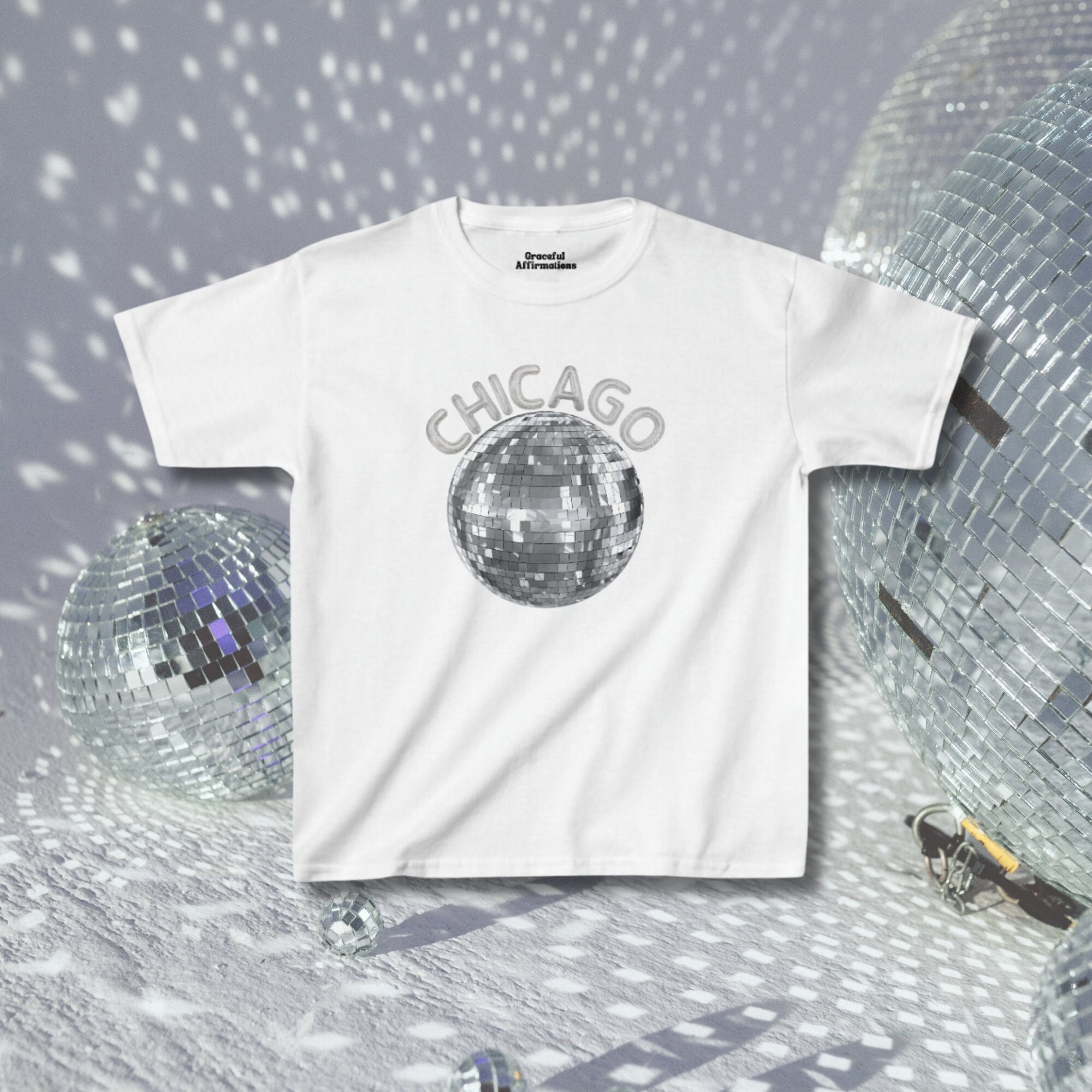 Silver Mirrored Disco Ball Crop Top - Etsy