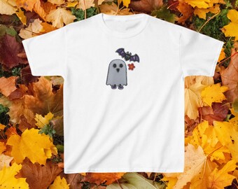 Halloween Baby Tee, gruseliges T-Shirt, Obst Aufkleber Shirt, Retro Halloween Grafik, Herbst Shirt, Geschenk für Halloween Liebhaber