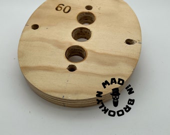 Wooden Hat die plate / formilion 1 inch thick hat making /millinery