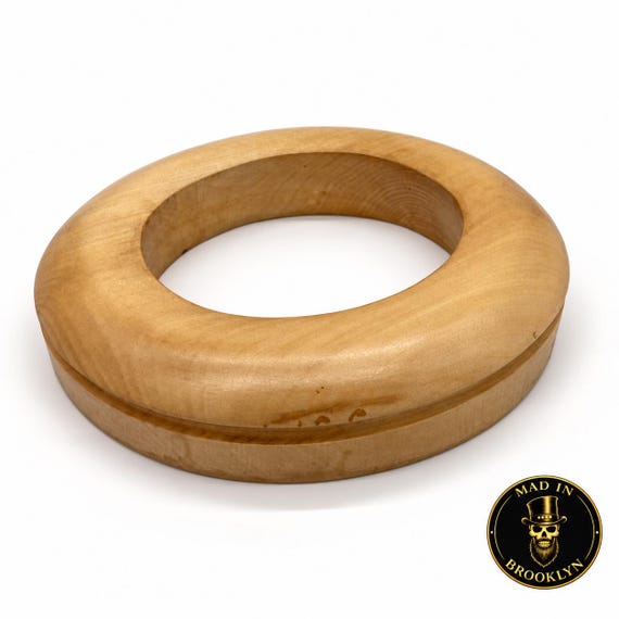 Upturned Wooden Brim Block / Flange for Hat Making