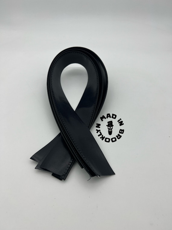 1 lamb  leather hat sweatband blue navy