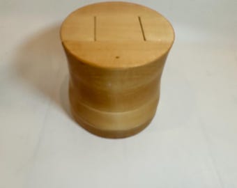 Wooden Top Hat Block, Millinery Hat Making Tool