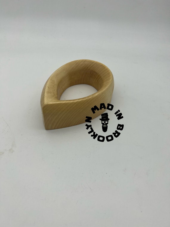 Hand shaping teardrop/ fedora wooden tool