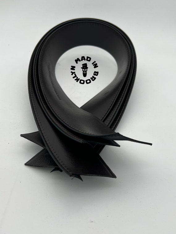 1 Leather hat sweatband dark brown