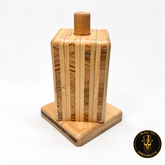 Wooden Hat Block Spinner / Elevated Stand