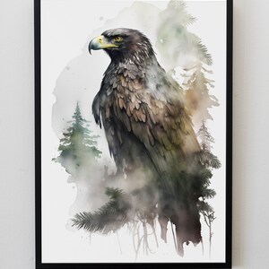 Eagle Prints, Digital Prints, Printable Wall Art, Nature Print, Natural Wall Art, Nature Print, Nature Wall Art, Rustic Print