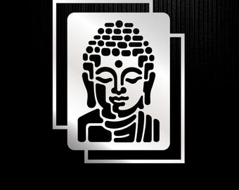 Buddha Wall Art DXF , Buddha Face SVG, Zen Meditation Wall Decor, Minimalist Buddha CNC Laser Cut Design, Glowforge xTool LightBurn