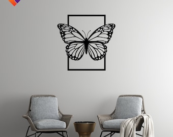 Butterfly Wall Art SVG Bundle: CNC Laser Cut Files (Digital Download