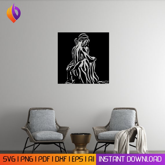 love hug Wall Art - svg, dxf, EPS, AI, and PDF Files. Ideal for Plasma Cutting, Laser Cutting, Glowforge, and Wall Art