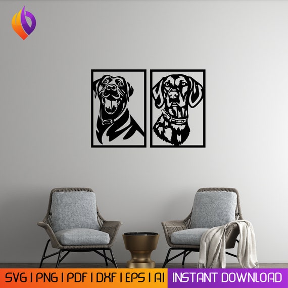 Basset Hound dog Laser-Cut, svg, dxf, EpS, purebred breed, Home Wall Art, Metal Wall dog Decoration, House warming Dog, Dog Metal Wall Decor