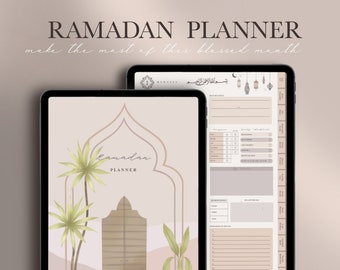 2024 Ramadan Planer, Digitaler Ramadan Planer, Ramadan Planer, Ramadan Journal, GoodNotes, iPad Planer, Spiritueller Planer