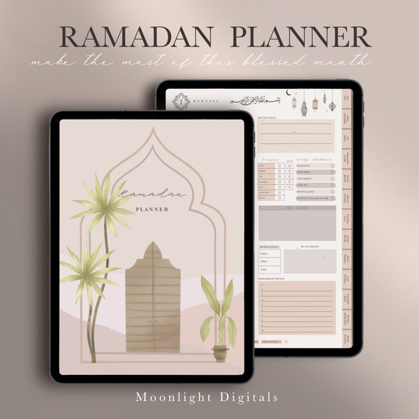 2024 Ramadan Planner, Digital Ramadan Planner, Ramadan Planner, Ramadan Journal, GoodNotes, iPad Planner, Spiritual Planner