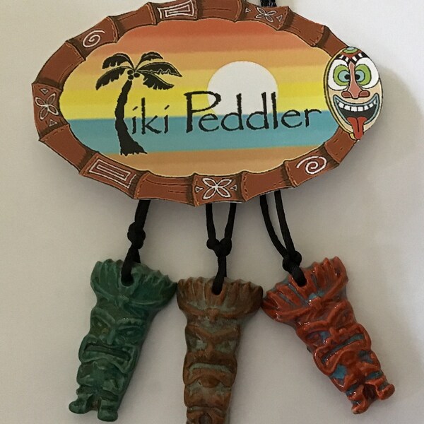 Tiki Pendants Etsy