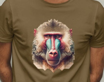 Geometric Baboon T-shirt