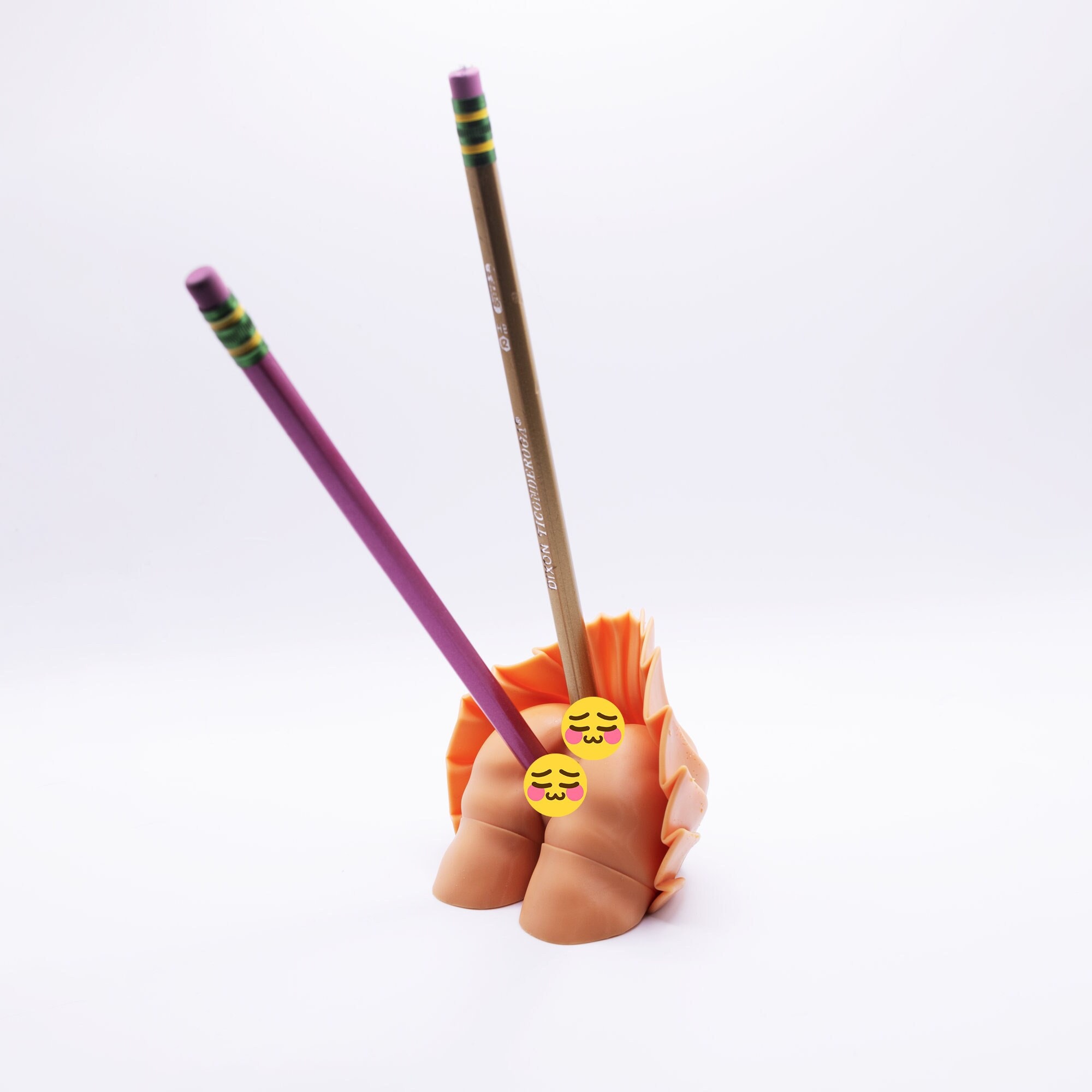 DP Pen & Pencil Holder / Waifu Anime Double Pen Etsy