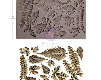 Fris gebladerte siliconen mal Finnabair herontwerp met Prima