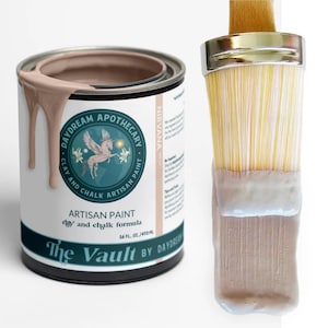 May include: A 16-ounce can of Nirvana clay and chalk artisan paint in a light pink color. The can has a green and white label with a unicorn design and the text "Daydream Apothecary".