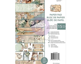 The Home Baker Collection 6”x8” Paper Pad Scrapbook Paper Crafting