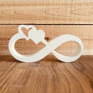 Stampi in silicone Segno dell'infinito Piedistallo dello stampo per fusione Infinity Loop Regalo di San Valentino per anniversario di matrimonio, fidanzamento immagine 2