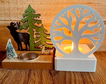 Silikonform Baum des Lebens - Frühlingsdeko - Liebesglaube - Positive Energie - Gießformen - Dekoration - Raysin Mould