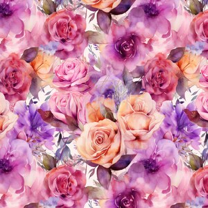 Floral Seamless Pattern - Repeating Pattern - Tiling Pattern - Surface Pattern Design - PNG/JPEG - Commercial Use