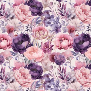 Floral Seamless Pattern - Repeating Pattern - Tiling Pattern - Surface Pattern Design - PNG/JPEG - Commercial Use