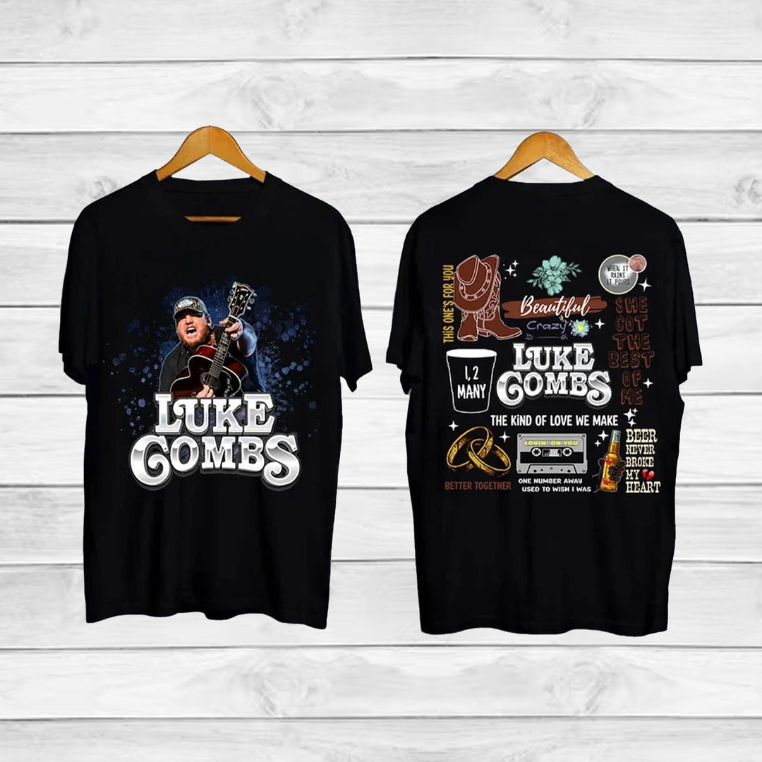 Luke Comb World Tour 2023 Shirt Luke Comb Country Song Shirt Etsy