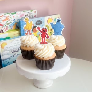 SESAMSTRASSE Cupcake Toppers