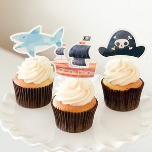 PIRATE Cupcake Toppers