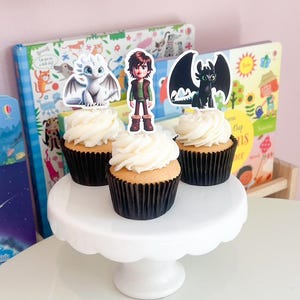 DRAGON Cupcake Toppers