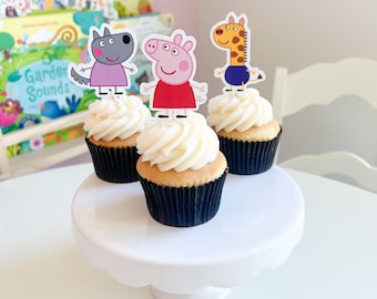 PEPPA PIG and FRIENDS Cupcake Toppers