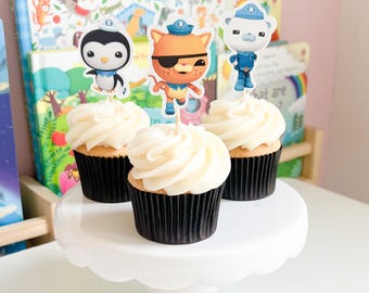 OCTONAUTS Cupcake Toppers