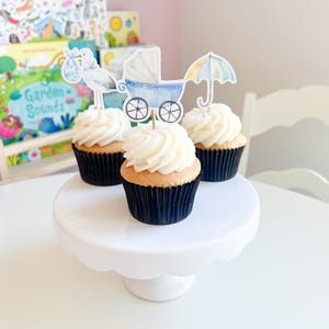 BLAU BABY SHOWER Kuchendeckel